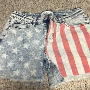 Judy blue American flag shorts
